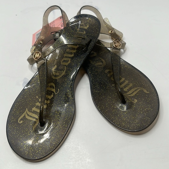 JUICY COUTURE JELLY FLIP FLOP NEW w/TAG HOLLANDER STYLE PLATIC THONGS 10 M - Picture 9 of 9